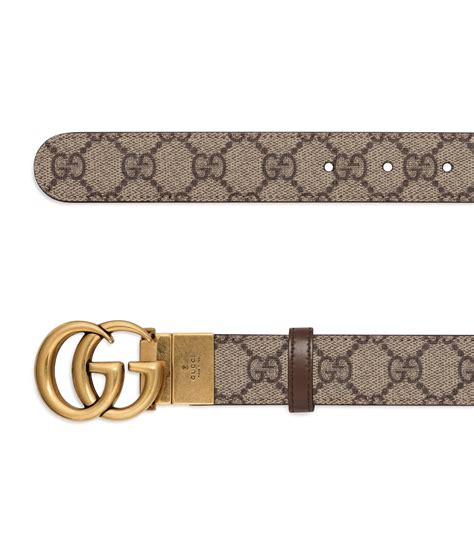 ladies gucci reversible belt|gucci 100 gg marmont belt.